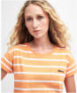 Women's Barbour Otterburn Stripe T-Shirt - Apricot Crush