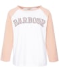 Women's Barbour Northumberland T-shirt - White / Soft Apricot