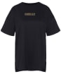 Women's Barbour International Whitson Relaxed Fit Cotton T-Shirt - Black