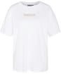 Women's Barbour International Whitson Relaxed Fit Cotton T-Shirt - White