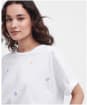 Women's Barbour Sandfield Relaxed Fit, Drop Shoulder T-Shirt - White