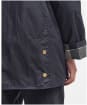 Women's Barbour Kelburn Waxed Cotton Jacket - Royal Navy