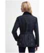 Women's Barbour Lily Waxed Cotton Jacket - Royal Navy / Dress