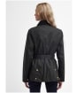 Women's Barbour Lily Waxed Cotton Jacket - Archive Olive / Ancient