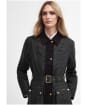 Women's Barbour Lily Waxed Cotton Jacket - Archive Olive / Ancient
