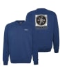 Men's Barbour International Jack Crew Neck Sweatshirt - Washed Cobalt