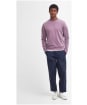 Men's Barbour Atherton Crew Neck Sweater - Purple Slate