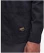 Men's Barbour International Jack Cotton Canvas Overshirt - Black