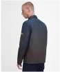 Men's Barbour International Ombre Overshirt - Washed Cobalt