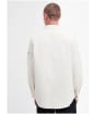 Men's Barbour International Parson Zip Through Overshirt - Dove Grey