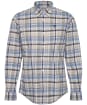 Men's Barbour Hutton Long Sleeve Tailored Fit Cotton Shirt - Stone