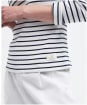 Women's Barbour Langton Long Sleeve Rib Stripe Top - Cloud Stripe