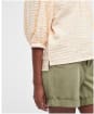 Women's Barbour Belmont Checked Seersucker Top - Mallow Pink Check