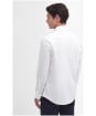 Men's Barbour Comfort Stretch Long Sleeve Cotton Blend Shirt - White