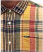 Men's Barbour Weymouth Short Sleeve Summer Cotton Shirt - Stone