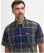 Men's Barbour Douglas Short Sleeve Shirt - Classic Tartan