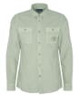 Men's Barbour Bentham Long Sleeve Cotton Shirt - Agave Green