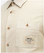 Men's Barbour Bentham Long Sleeve Cotton Shirt - Putty