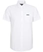Men's Barbour International Kinetic Short Sleeve Shirt - White