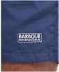 Men's Barbour International Small Logo Swim Shorts - Washed Cobalt