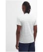 Men's Barbour Ponte Stripe T-Shirt - Ecru
