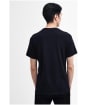 Men's Barbour International Socket Crew Neck Cotton T-Shirt - Black