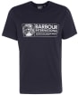 Men's Barbour International Chisel Crew Neck Cotton T-Shirt - Black