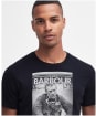 Men's Barbour International Mount Cotton T-Shirt - Black