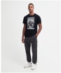 Men's Barbour International Mount Cotton T-Shirt - Black