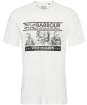 Men's Barbour International Charge Short Sleeve Cotton T-Shirt - Whisper White