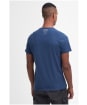 Men's Barbour International Strike Cotton T-Shirt - Washed Cobalt