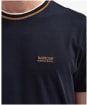 Men's Barbour International Buxton Tipped Cotton T-Shirt - Black