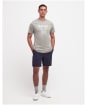 Men's Barbour Fly Short Sleeve Cotton T-Shirt - Forest Fog