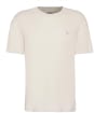 Men's Barbour Lightcliffe Short Sleeve Linen Blend T-Shirt - Mist
