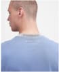 Men's Barbour International Stacked Oversized Short Sleeve T-Shirt - Flint Blue