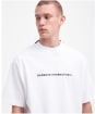 Men's Barbour International Stacked Oversized Short Sleeve T-Shirt - White