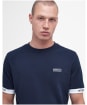 Men's Barbour International Heim Short Sleeve Cotton T-Shirt - Navy
