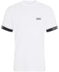 Men's Barbour International Heim Short Sleeve Cotton T-Shirt - White