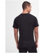 Men's Barbour International Colgrove Motor Cotton T-Shirt - Black