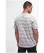Men's Barbour International Bernie Stripe Cotton T-Shirt - Ultimate Grey