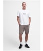 Men's Barbour International Simons Cotton T-Shirt - White
