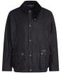 Men's Barbour Halton Waxed Cotton Jacket - Rustic Brown