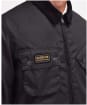 Men's Barbour International Sefton Waxed Cotton Jacket - Black