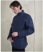 Men's Barbour International Tonal Trialist Waxed Cotton Jacket - Washed Cobalt