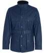 Men's Barbour International Tonal Trialist Waxed Cotton Jacket - Washed Cobalt