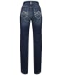 Women’s Ariat R.E.A.L Mid-Rise Stretch Icon Stackable Straight Leg Jeans - Ocean