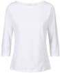 Women's Lily & Me Monica 3/4 Sleeve Top - White