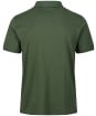Men's GANT Regular Contrast Pique Short Sleeve Rugger Polo Shirt - Pine Green
