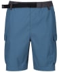 Men's 686 Traveller Featherlight Cargo Shorts - 8 Inch Inseam - Flint Blue Colorblock