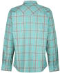 Men's Ariat Hudsyn Retro Long Sleeved Snap Shirt - Blue Turquoise